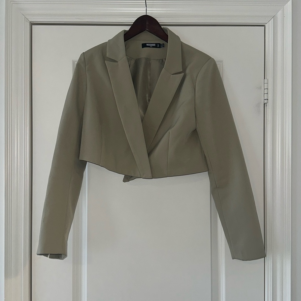 Missguided Cropped Blazer